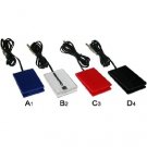 5 Acrylic Foot Pedal Footswitch Foot switch for Tattoo Machines Guns Power