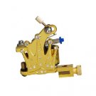 Tattoo Machine Gun for Liner Shader Crown Design with Crystals Golden