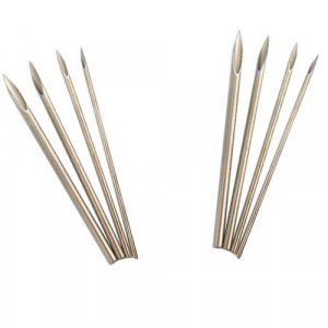100 STERILE 8 GAUGE body piercing needles BOX New 8g