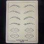 15 pcs of 15X20cm Tattoo makeup Practice Skin for Needles with black picture