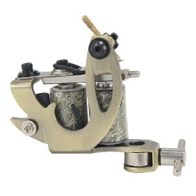 2 pcs  Classical Tattoo Machine/Gun for Shader & Liner 10 Wrap Coils WS-MT033A