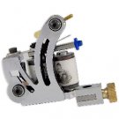2 pcs  Silver Tattoo Machine Gun for Shader and Liner 10 Wrap Coil WS-M011