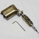 2 pcs Brass Rotary Tattoo Machine Gun-Three function in One:Body/Eyebrown/Lip