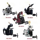 3  pcs  White Empaistic Tattoo Machine Gun for Shader and Liner 10 Wrap Coil