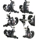 3 pcs New Black Tattoo Machine Gun 10 Wraps Coil Liner