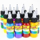 28 Bottles of Colorful Intenze Tattoo Ink 30ml