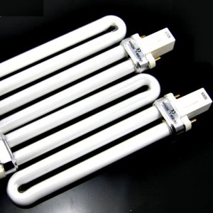 3 pcs  4 pcs UV Curing Lamp Light Bulb Tube Gel Nail Dryer 9W