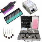3 pcs Electric Nail Manicure Pedicure Drill File Tool AND Body Piercing Kit