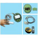 2 pcs CMS 60A Hand-Held Pulse Oximeter Fingertip Oxymètre with LCD Display