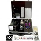 2 pcs TATTOO KIT 2 GUNS 2TUBES with GRIPS 10 NEEDLE/ 7 INK WS-K054