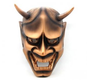 Japanese Ghosts Prajna Mask Pendant Use For Decorating Tattoo Shop