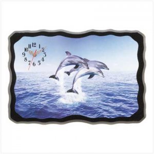 NEW - Dolphin Delight Wall Clock