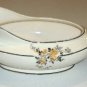 Homer Laughlin Kwaker Style Sauce Boat - Yellow Roses with Black