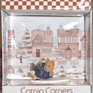 1992 Catnip Corners #86092 "Down Again" Ice-Skating Cat Figure - Resin