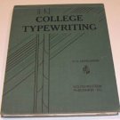 College Typewriting by Lessenberry, D.D. 1936 2nd Edition