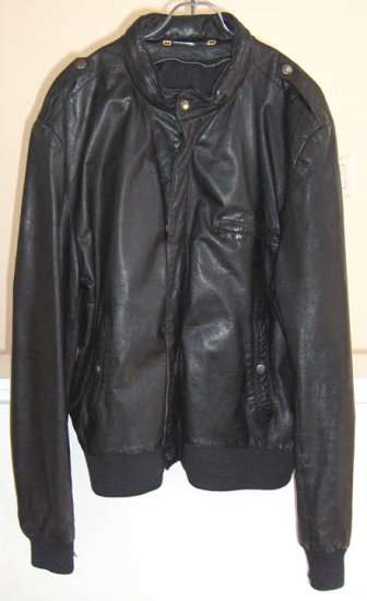 Vintage Reed Sportswear Mens Leather Jacket 1980s