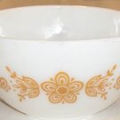 Vintage PYREX 1 1/2 PT Cinderella Bowl - BUTTERFLY GOLD