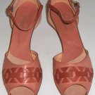 Vintage Miramonte Two Tone Open Toe Shoes Made in Italy Size 8M