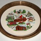 Vintage Kentucky State Souvenir Plate - 9 1/4"