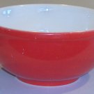 Universal Potteries Orange Red 6" Bowl circa 40's-50's