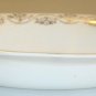Vintage Homer Laughlin Century's Three Daisy Gold Trim Oval Serving Bowl