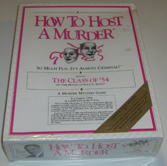 MIB Vintage How to Host a Murder Game - 