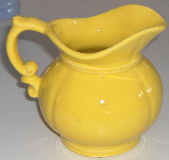 Vintage McCoy Bright Yellow 5 1 2 Pitcher   4788d660c2639 12855b 