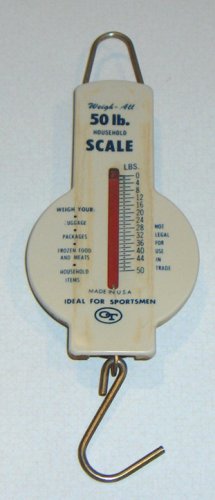 Vintage 50# Weigh All Household Scale by OT