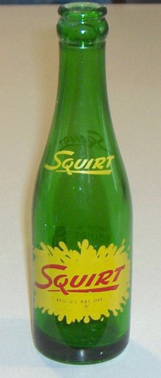 Vintage Squirt Soda 7 Oz Bott