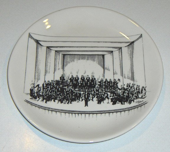 1983 Buffalo Philharmonic Orchestra 33rd Annual Ball Commemorative Plate - Limited Ed. Buffalo China