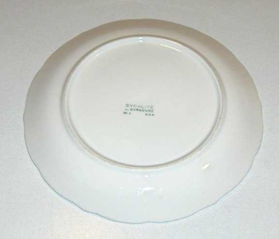 Syracuse Sears Restaurant Ware Coffee Shop Plate Set of 2