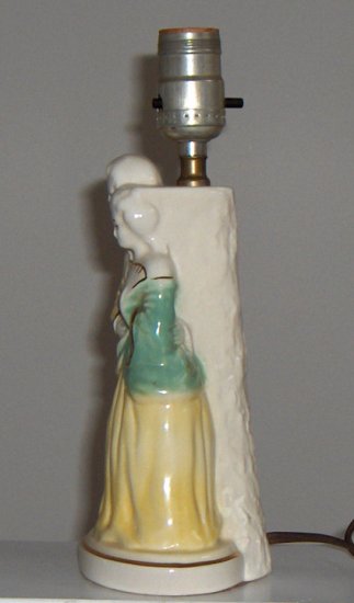 Vintage George & Martha Washington Colonial Couple Lamp (base only)