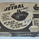 Vintage NOS 1950s Plumbing - Jetbal by Crest Mfg. Co. Inc - 3 Toilet Tank Stoppers with Display Case
