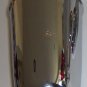 Vintage Chrome / Bakelite Cocktail Server & 4 Ruby Red Glass with Chrome Stem Glasses