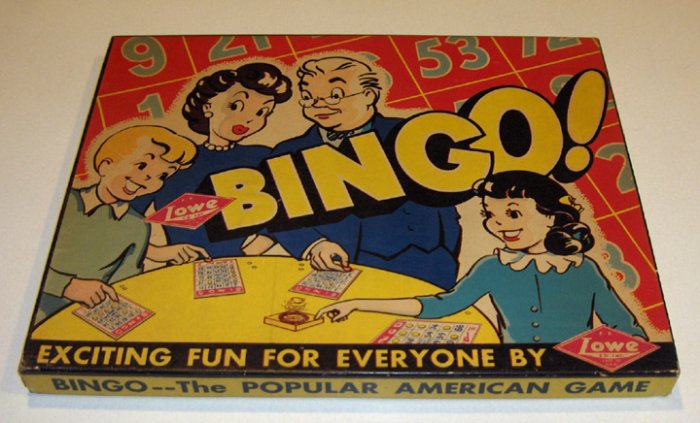 Vintage 1941 Lowes Bingo Game MIB