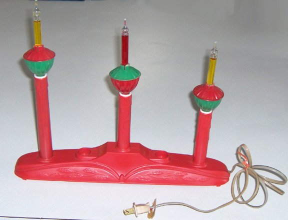 Vintage Beacon Electric Two-tone Christmas Bubbling Candelabra Bubble ...