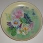 Vintage Lefton Hand-Painted Floral Plates with Cup & Saucers - Set of 2 each