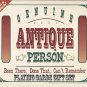 Genuine Antique Person Playing Cards Gift Set MIB