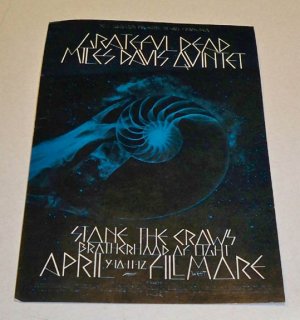 Original Grateful Dead Handbill BG227 Apr 9, 1970 - Apr 12, 1970 - Bill Graham Fillmore West