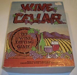 Vintage Wine Cellar The Wine Tasting Game Board Game 1971