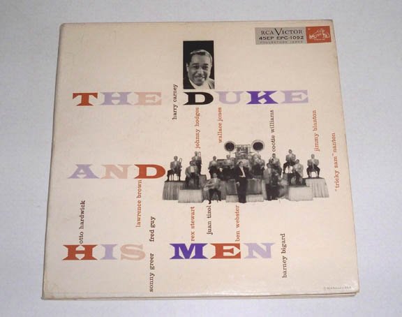 Vintage 1955 RCA EPC-1092 Duke Ellington The Duke and His Men 3 Record Set 45 EP