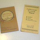 Vintage Bridge Guide Booklets - Chesterfield Bridge at a Glance by Ely Culbertson 1936