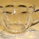 Vintage EAPG Footed Colonial Clear Punch Cup (Star) Set of 3