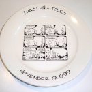Toast n' Toles Tom Toles Buffalo News Souvenir Plate 1999