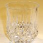 Vintage Cris d'arques Clear Longchamp 48 oz. Pitcher Server & 4 Double Old Fashioned Tumbler Glasses