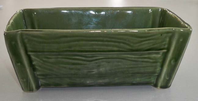 Vintage Brush Pottery Green Planter