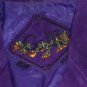 Vintage Global Identity G-III Leather - Womens Royal Purple Suede Jacket Size M