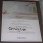 Calvin Klein Home Clay Double Row Cord King Flat Sheet New MIP