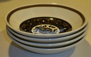 Vintage Royal China Overture Berry Dessert Bowl - Set of 4