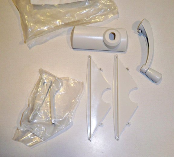 Andersen Classic Hardware Pack White Crank Handle / Cover Casement